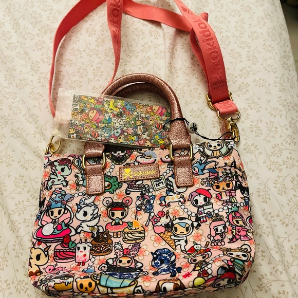 TokiDoki Jujube convertible small hand purse or cross body - Picture 1 of 12